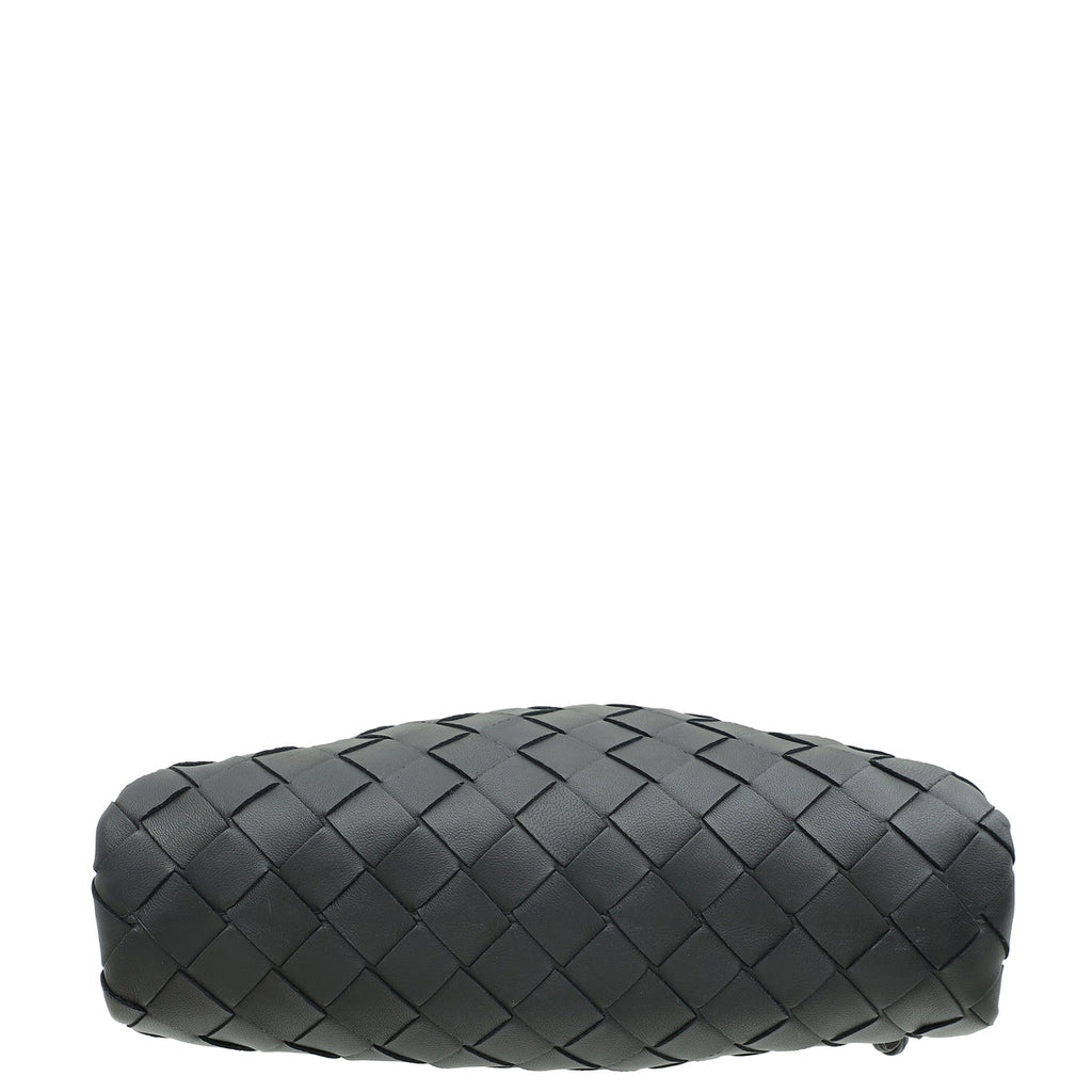 Bottega Veneta Black Intrecciato Mini Pouch