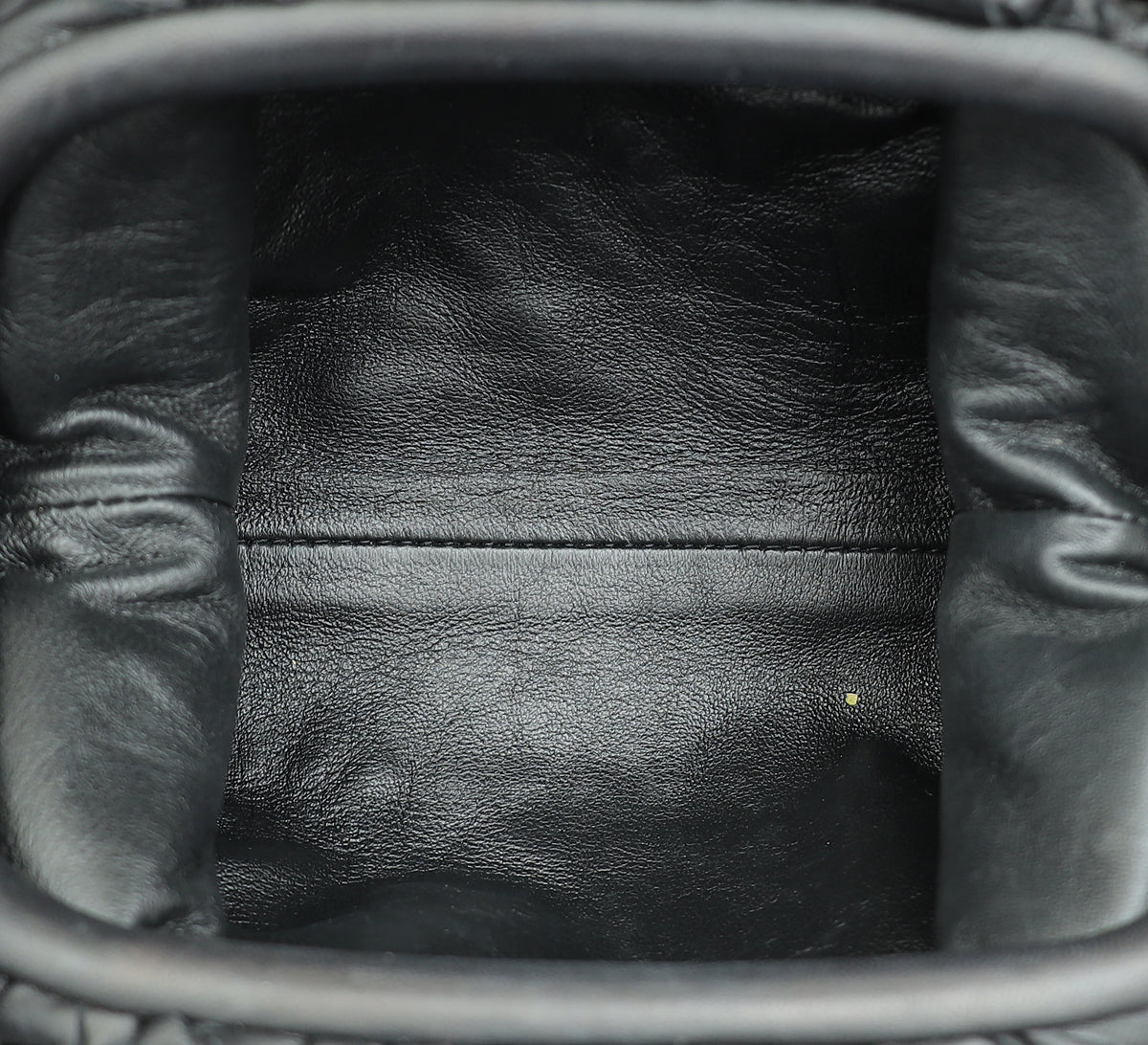 Bottega Veneta Black Intrecciato Mini Pouch