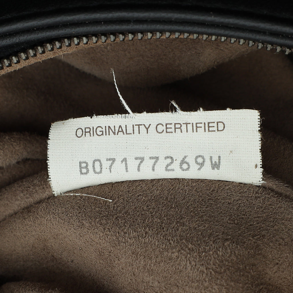 Bottega Veneta Black Intrecciato Nappa Olimpia Medium Bag