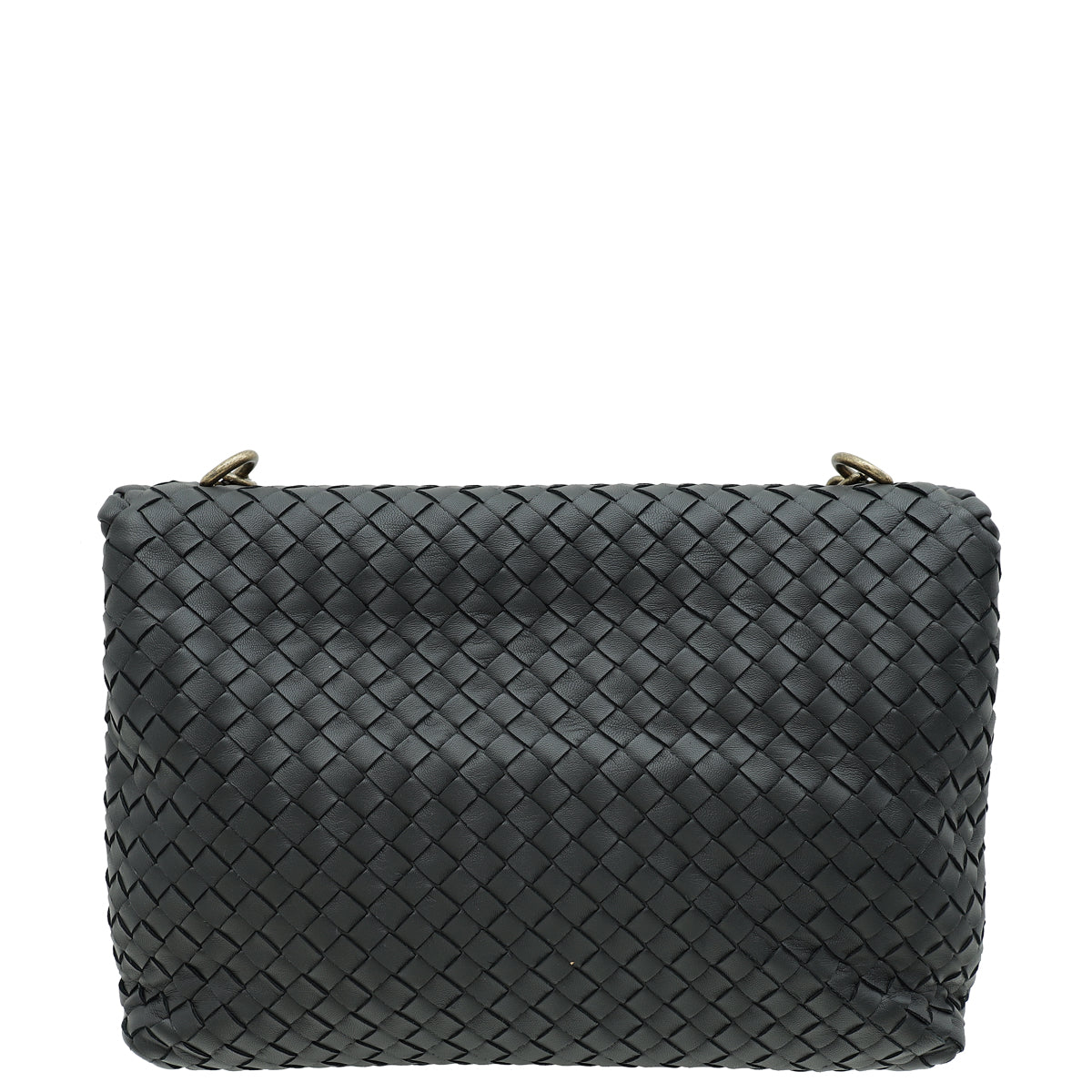 Bottega Veneta Black Intrecciato Nappa Olimpia Medium Bag