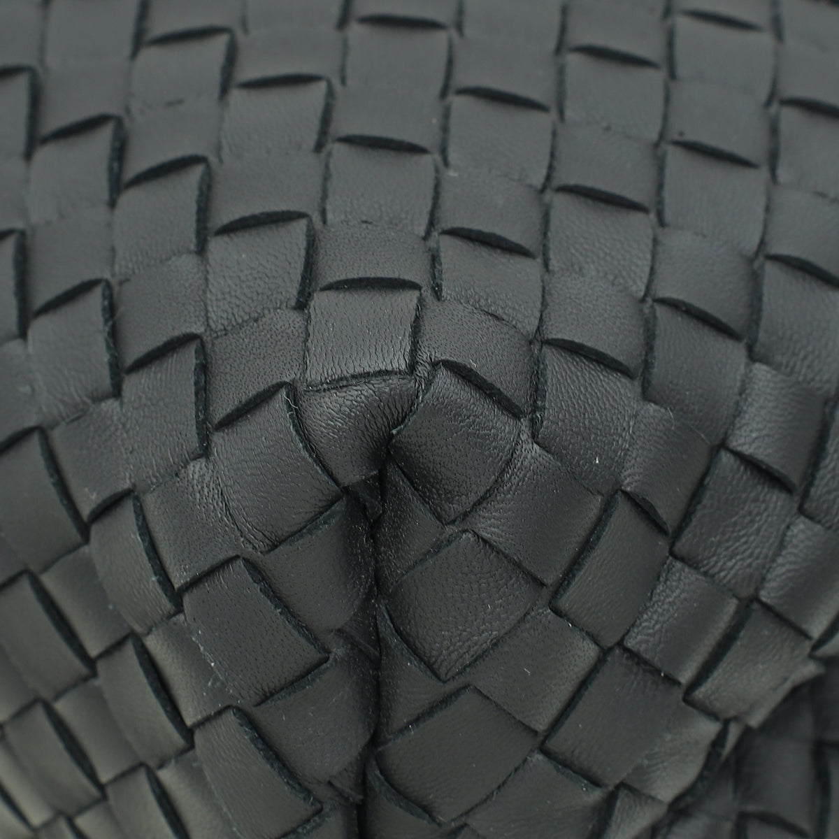 Bottega Veneta Black Intrecciato Nappa Olimpia Medium Bag