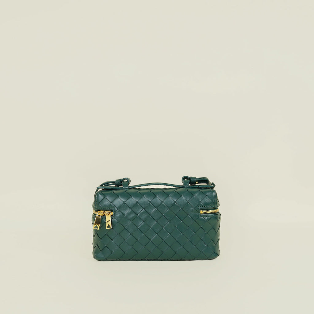 Bottega Veneta Emerald Green Intrecciato Bang Bang