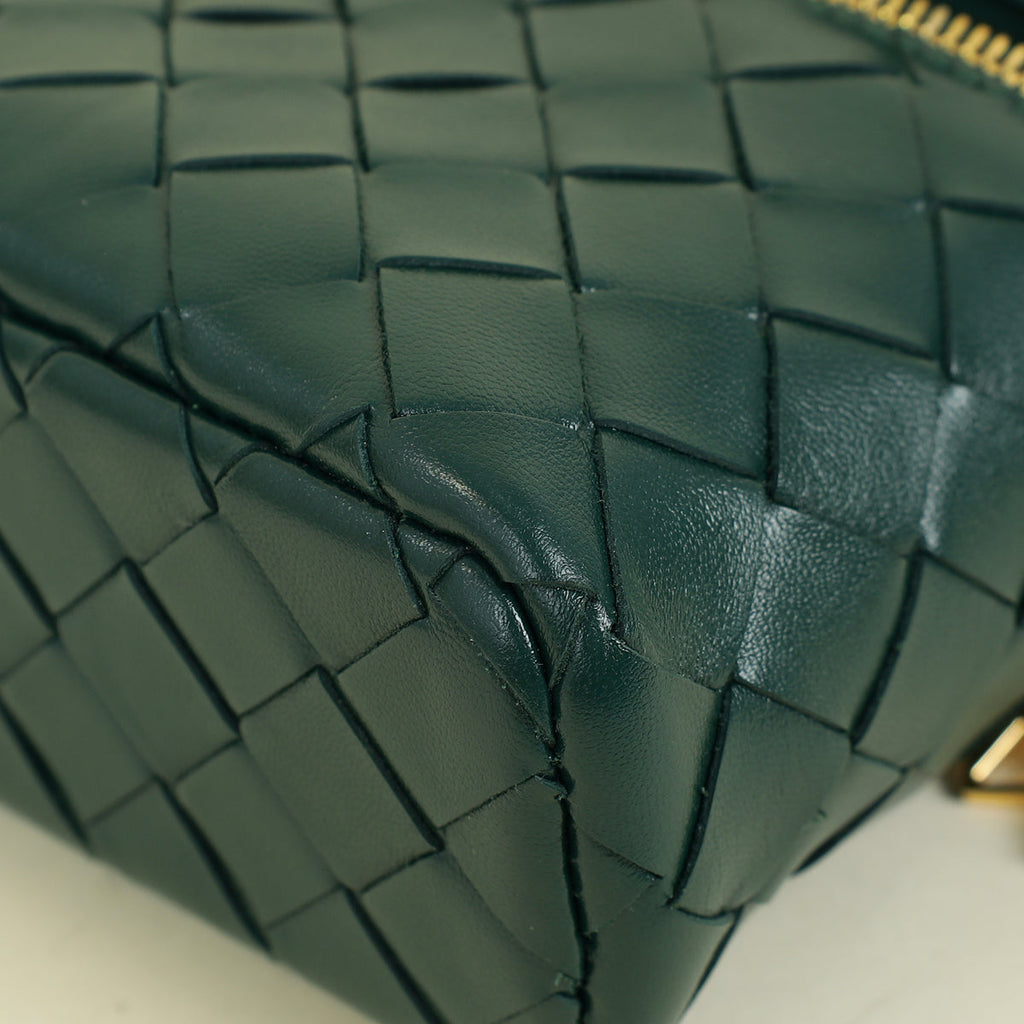 Bottega Veneta Emerald Green Intrecciato Bang Bang