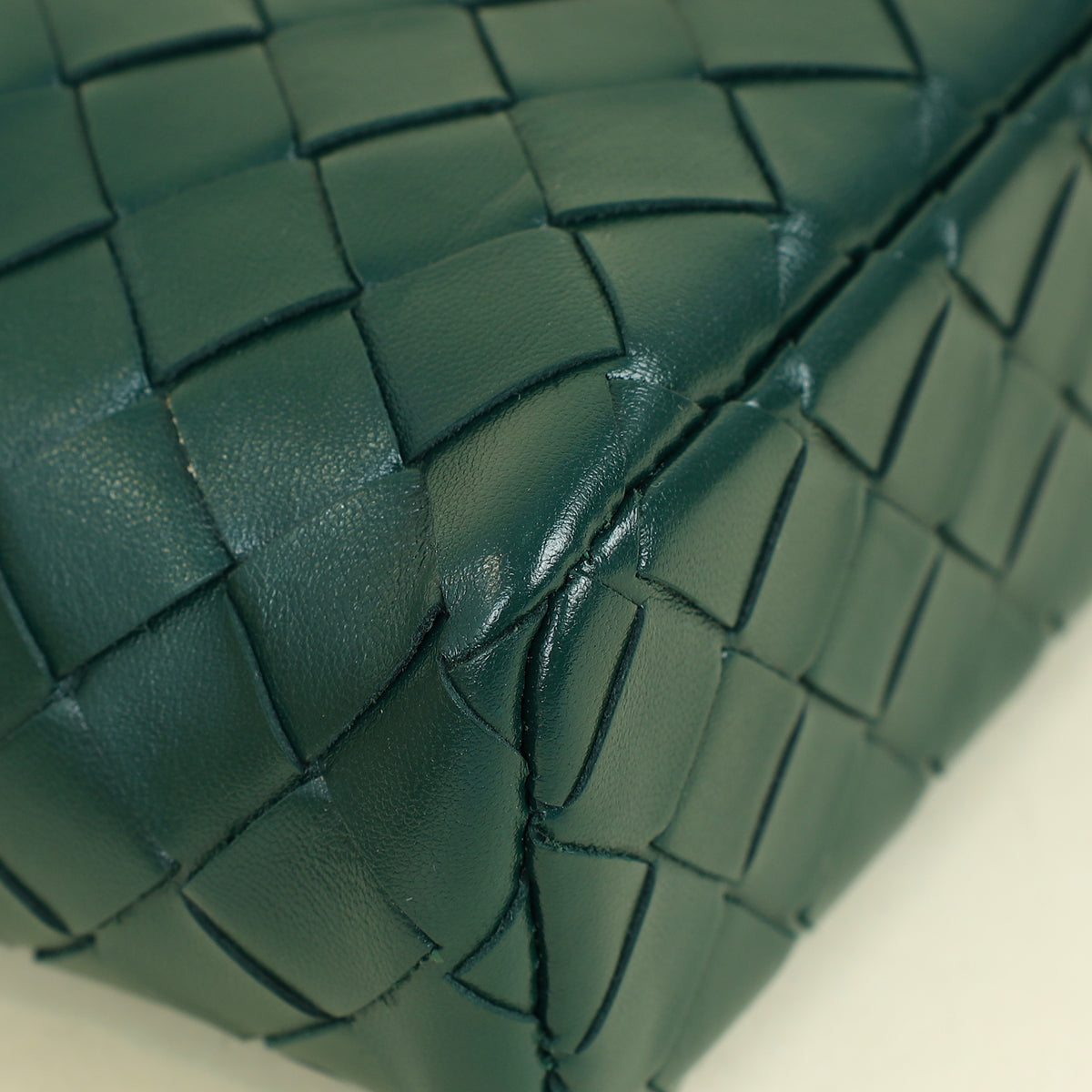 Bottega Veneta Emerald Green Intrecciato Bang Bang