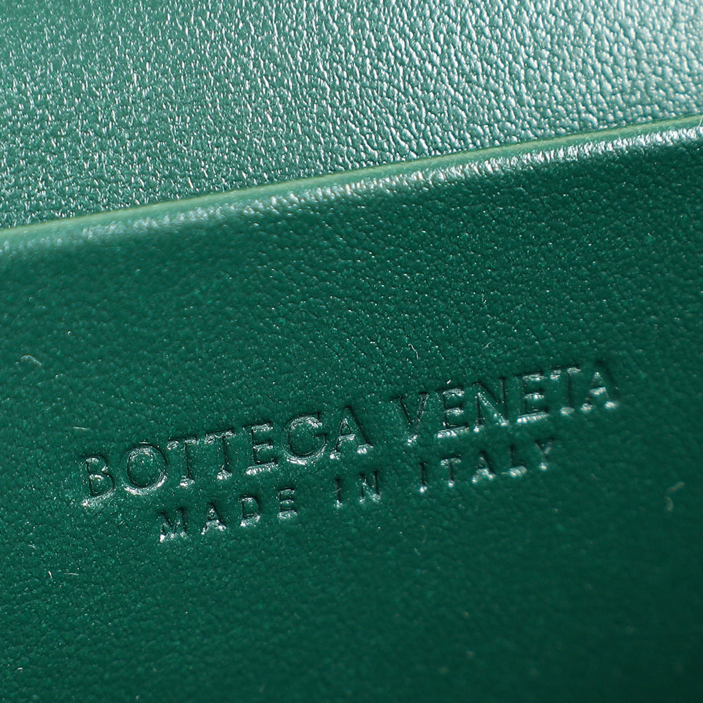 Bottega Veneta Emerald Green Intrecciato Bang Bang