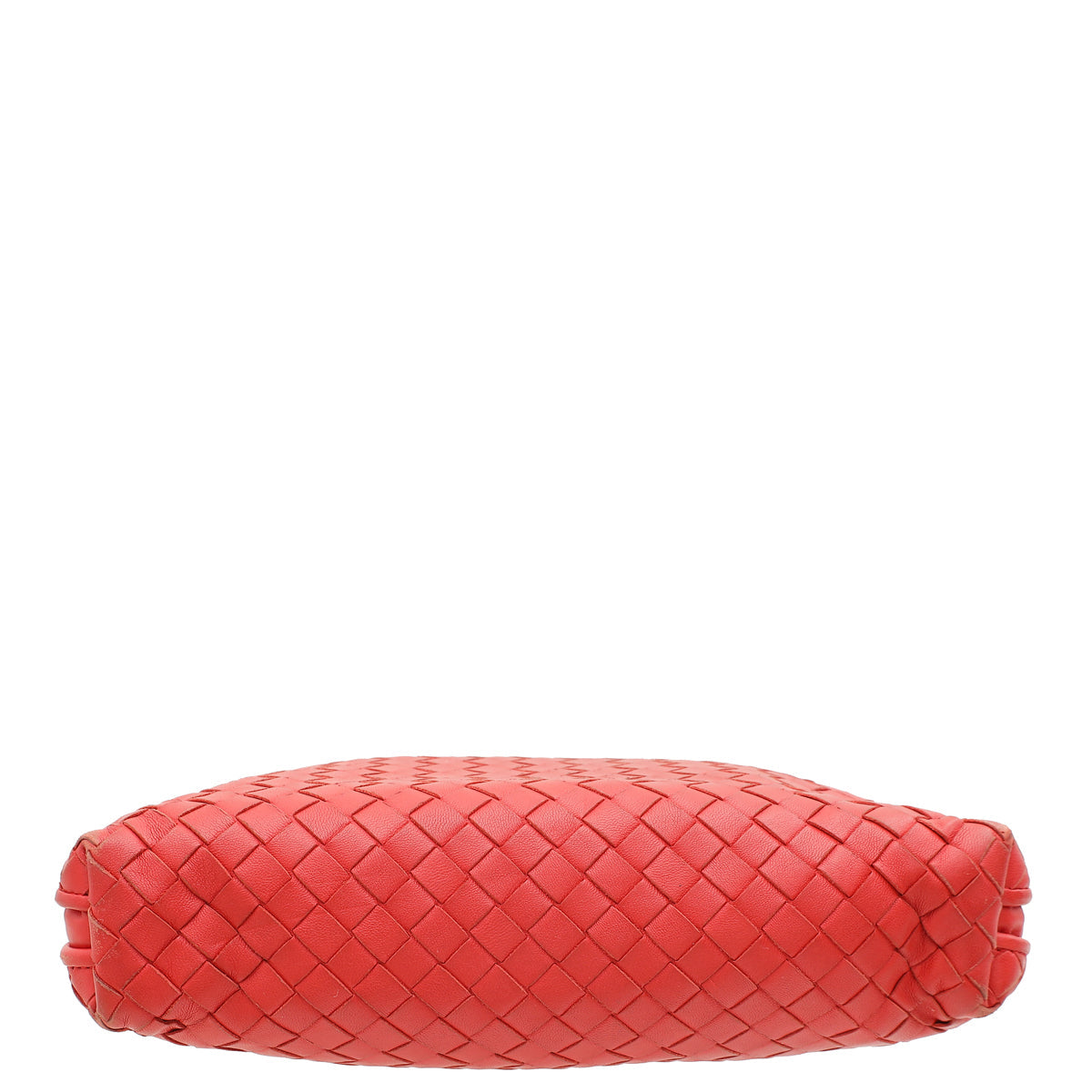 Bottega Veneta Red Intrecciato Nodini Crossbody Bag