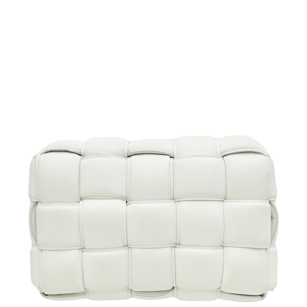 Bottega Veneta Chalk Padded Cassette Medium Bag