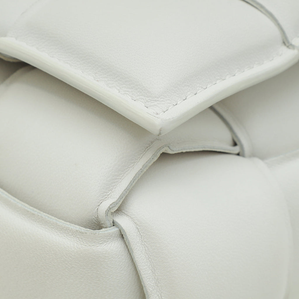 Bottega Veneta Chalk Padded Cassette Medium Bag
