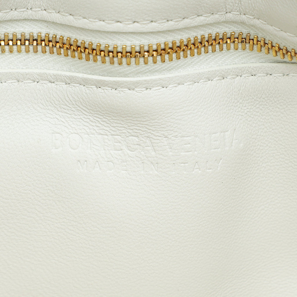 Bottega Veneta Chalk Padded Cassette Medium Bag