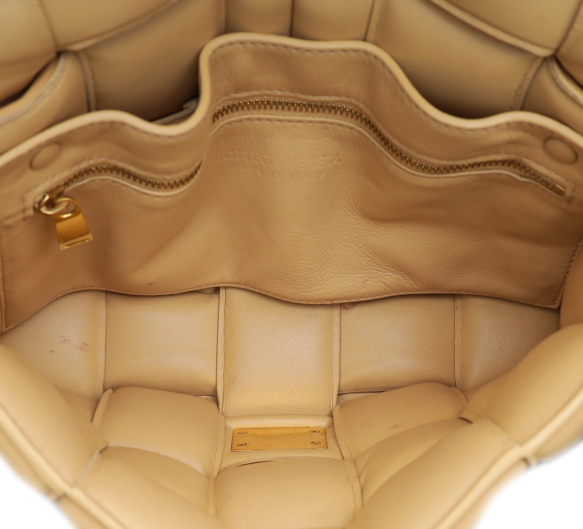 Bottega Veneta Almond Padded Chain Cassette Bag