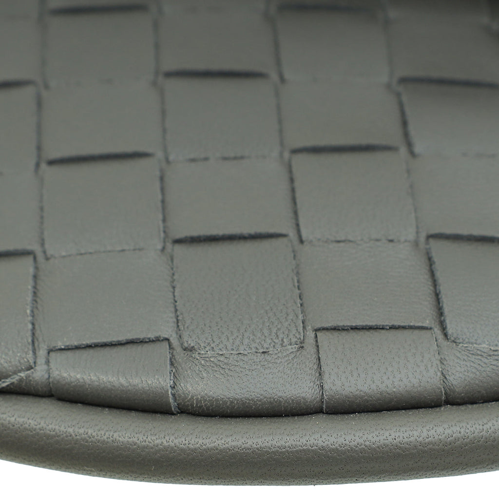 Bottega Veneta Dark Grey Intrecciato Gemelli Bag