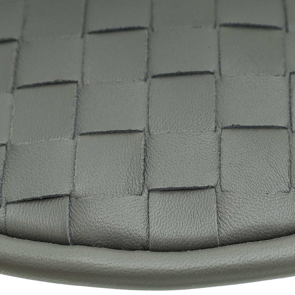 Bottega Veneta Dark Grey Intrecciato Gemelli Bag