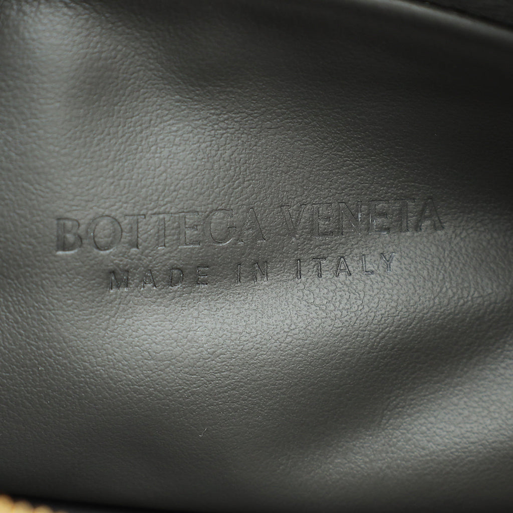 Bottega Veneta Dark Grey Intrecciato Gemelli Bag