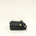 Bottega Veneta Black Intrecciato "The Fold" Crossbody Bag