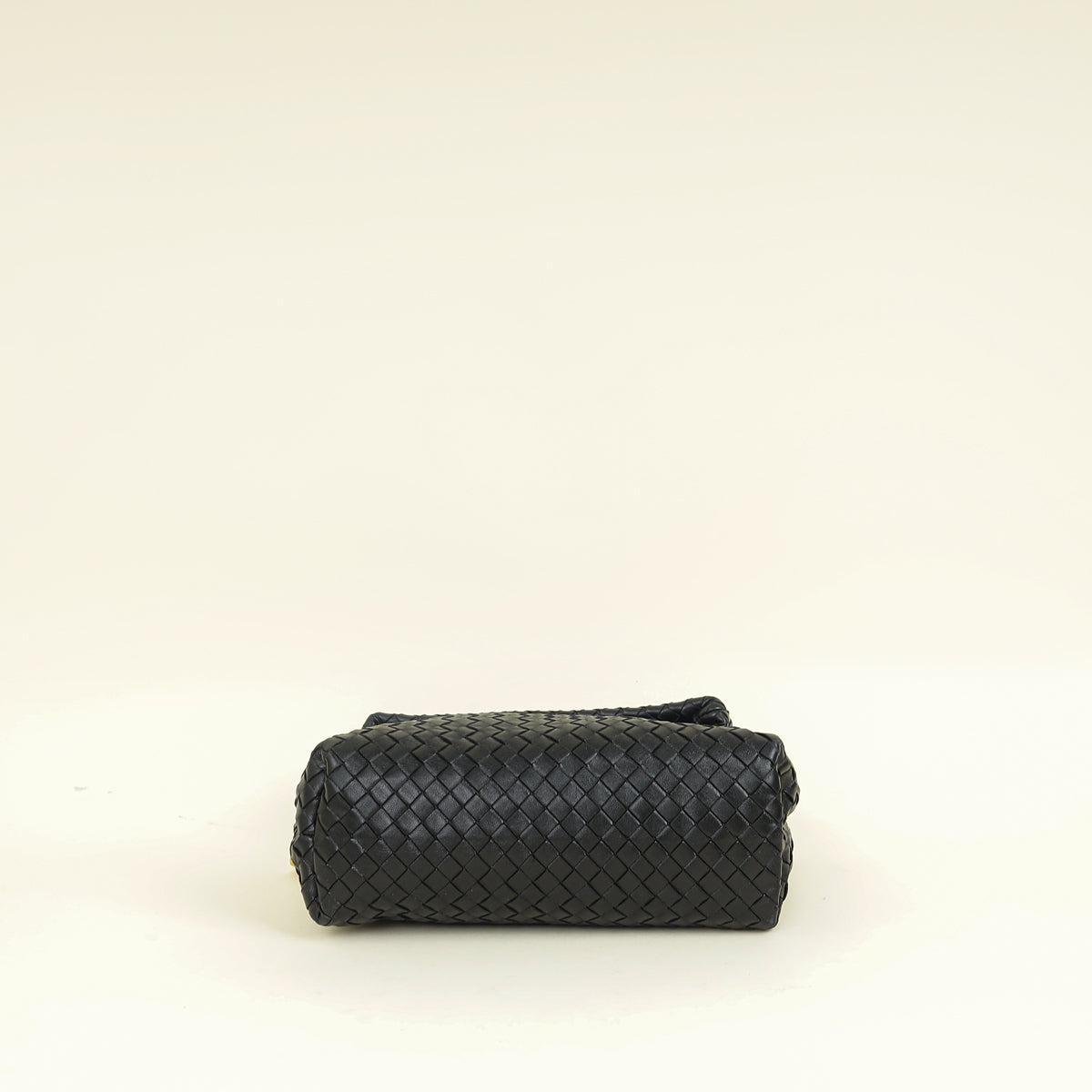 Bottega Veneta Black Intrecciato "The Fold" Crossbody Bag