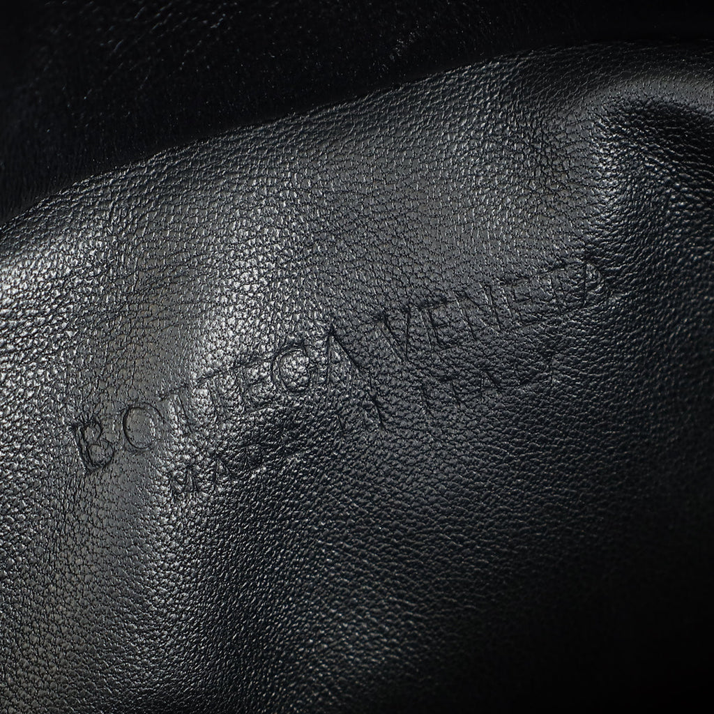 Bottega Veneta Black Intrecciato "The Fold" Crossbody Bag