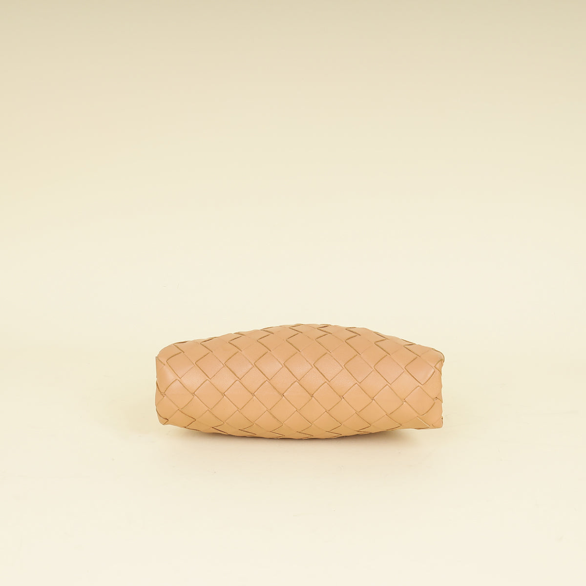 Bottega Veneta Nude Intrecciato Nappa Mini Pouch