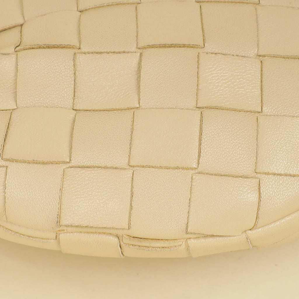 Bottega Veneta Beige Intrecciato Nappa Jodie Mini Bag