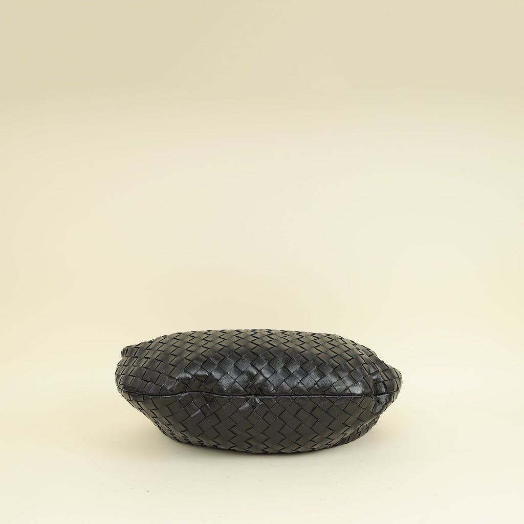 Bottega Veneta Black Intrecciato Nappa Classic Jodie Bag