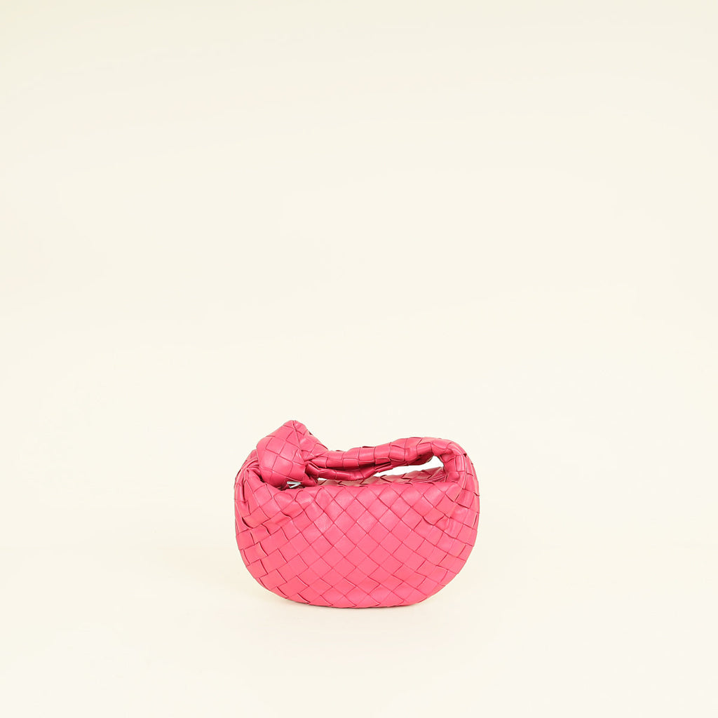 Bottega Veneta Fuchsia Intrecciato Mini Jodie Bag