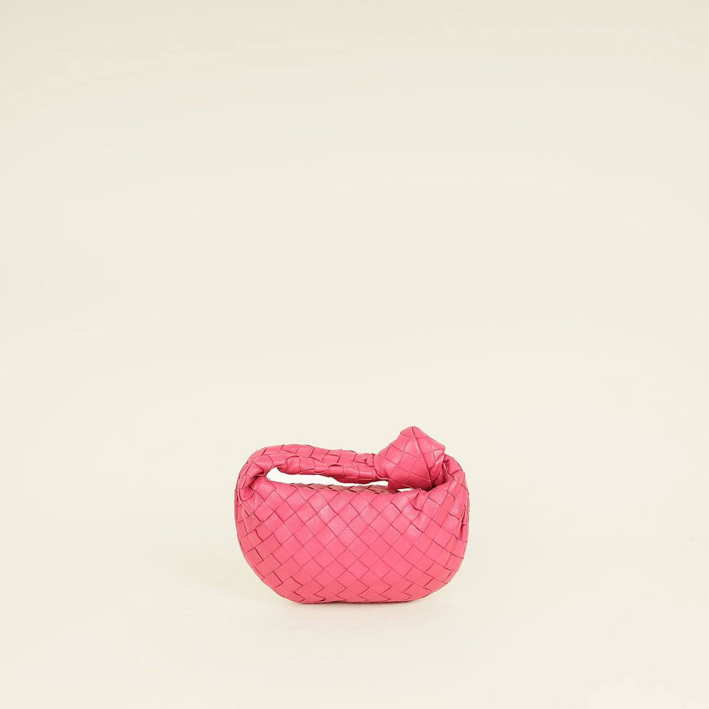 Bottega Veneta Fuchsia Intrecciato Mini Jodie Bag