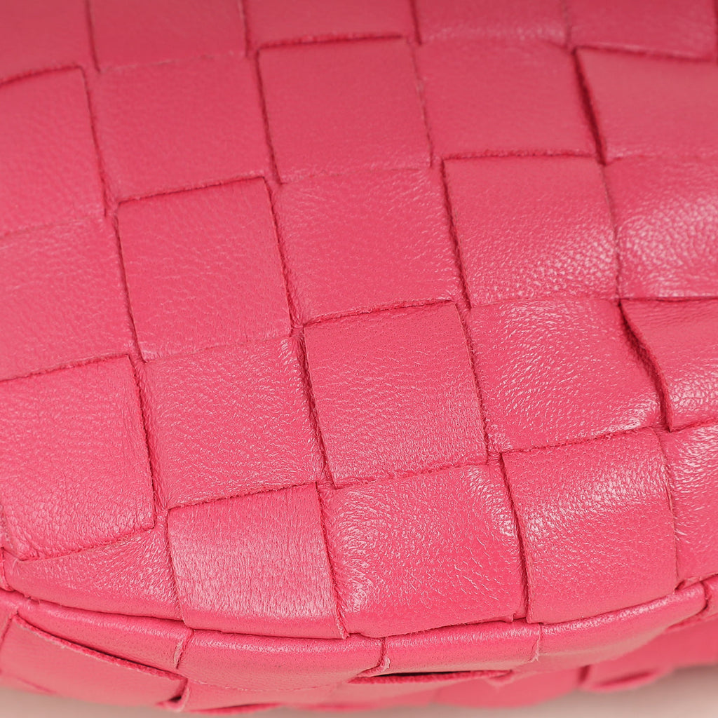 Bottega Veneta Fuchsia Intrecciato Mini Jodie Bag