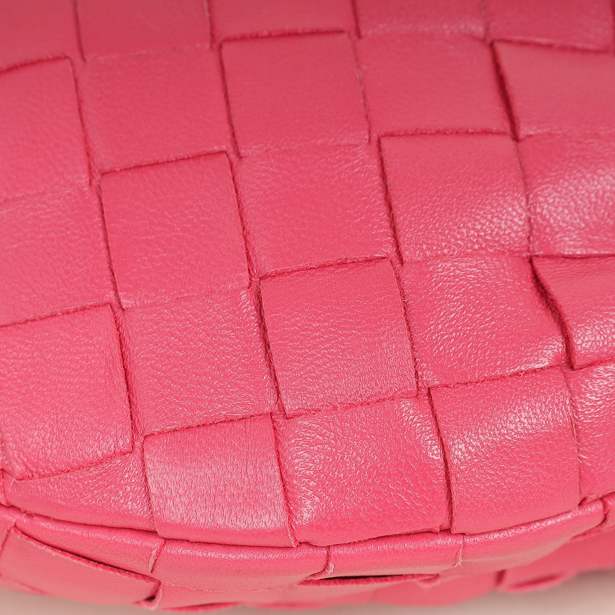 Bottega Veneta Fuchsia Intrecciato Mini Jodie Bag