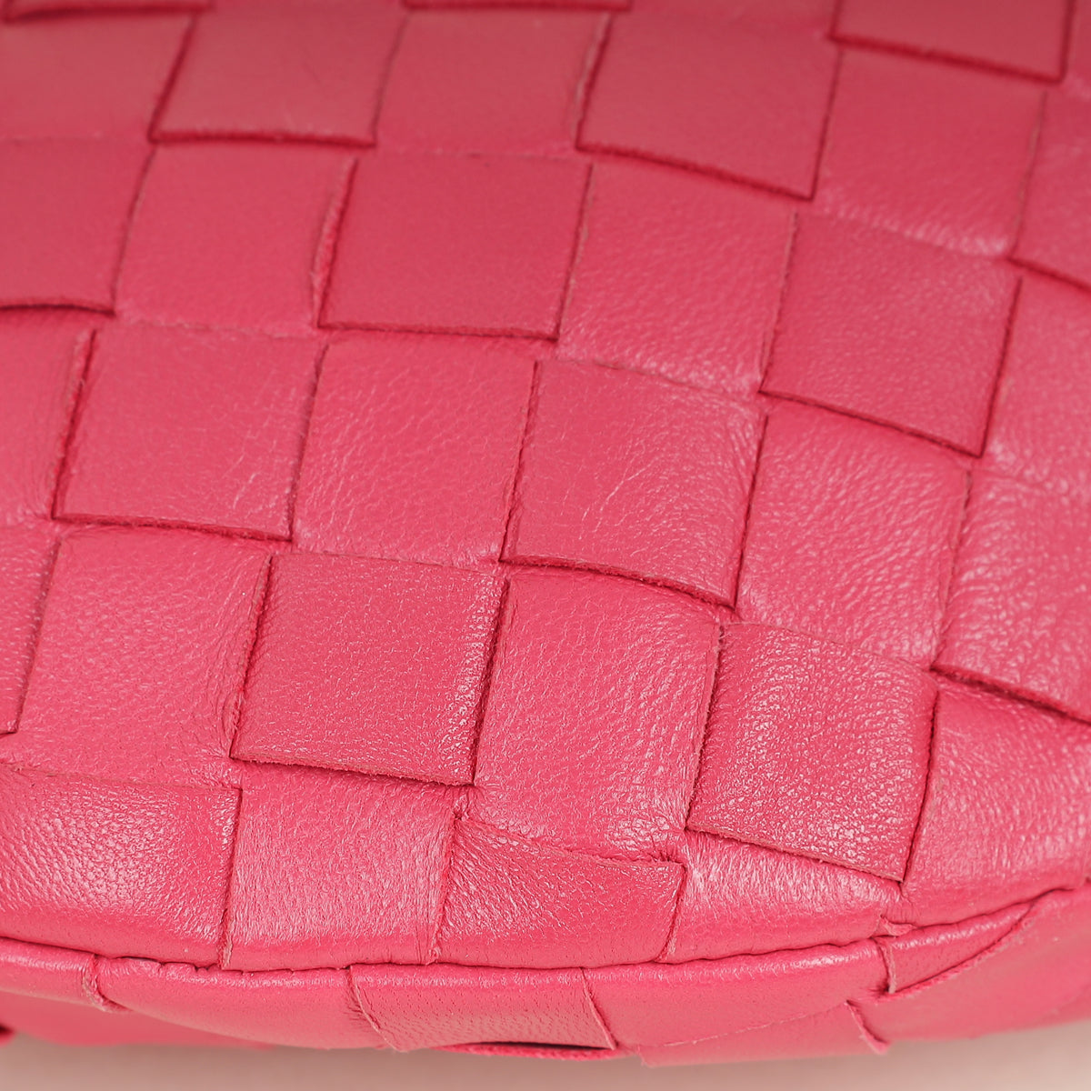 Bottega Veneta Fuchsia Intrecciato Mini Jodie Bag
