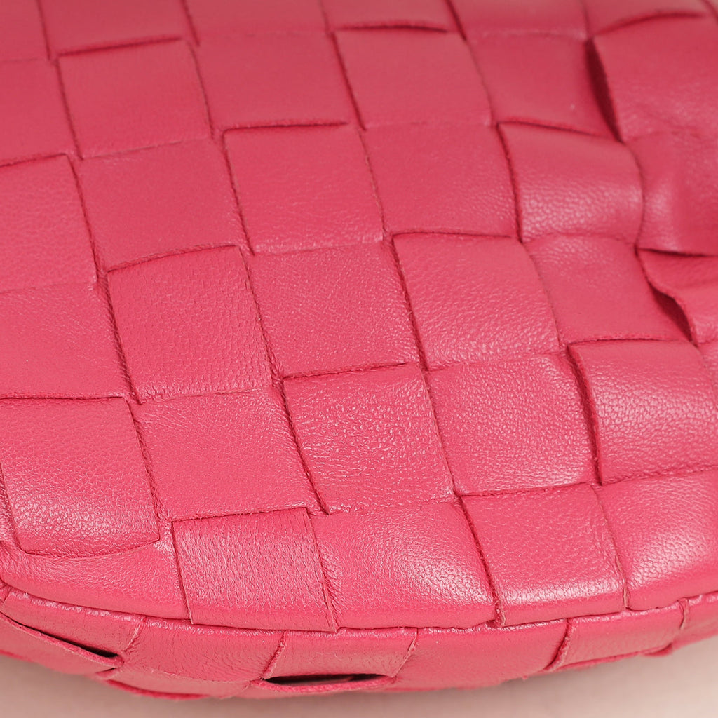 Bottega Veneta Fuchsia Intrecciato Mini Jodie Bag