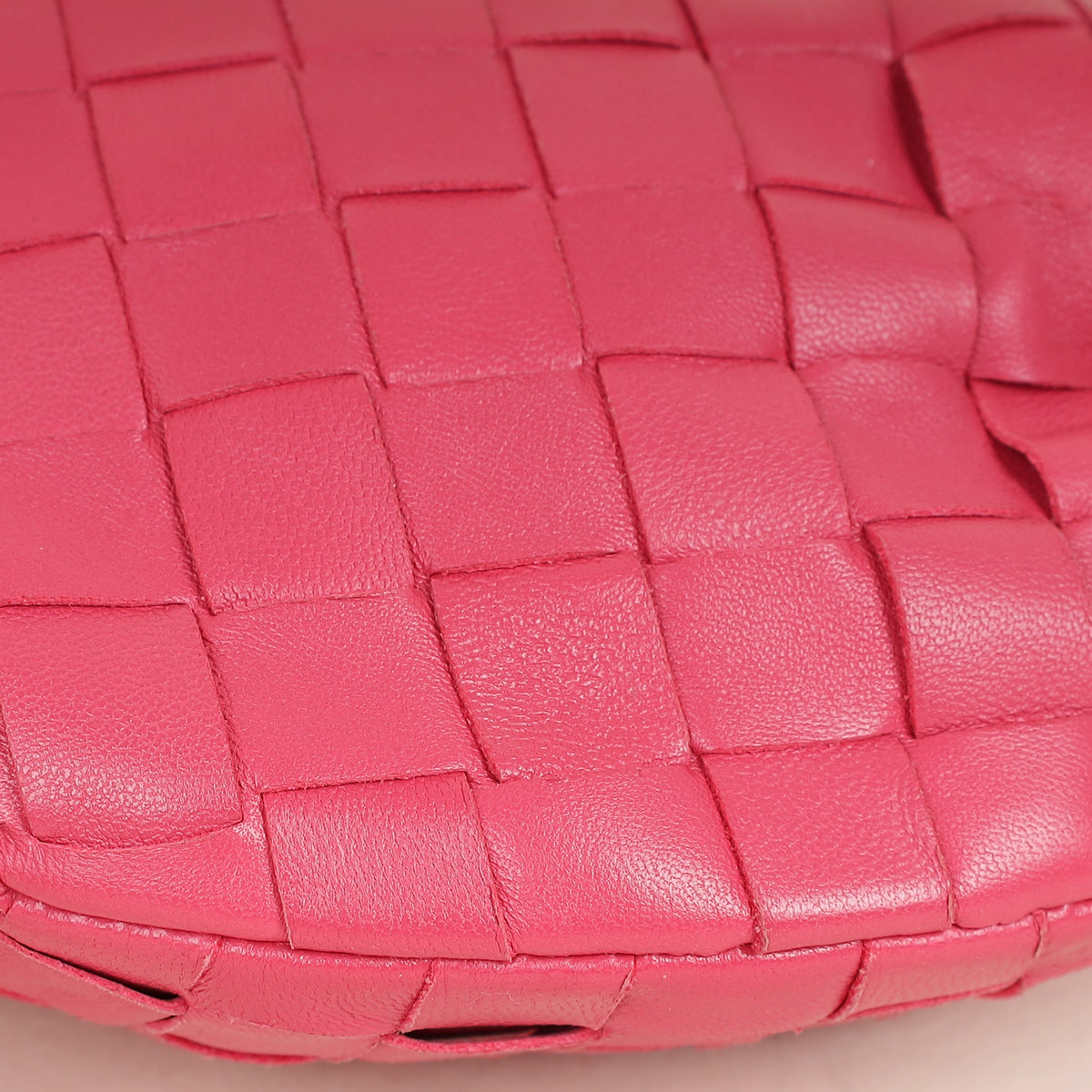 Bottega Veneta Fuchsia Intrecciato Mini Jodie Bag