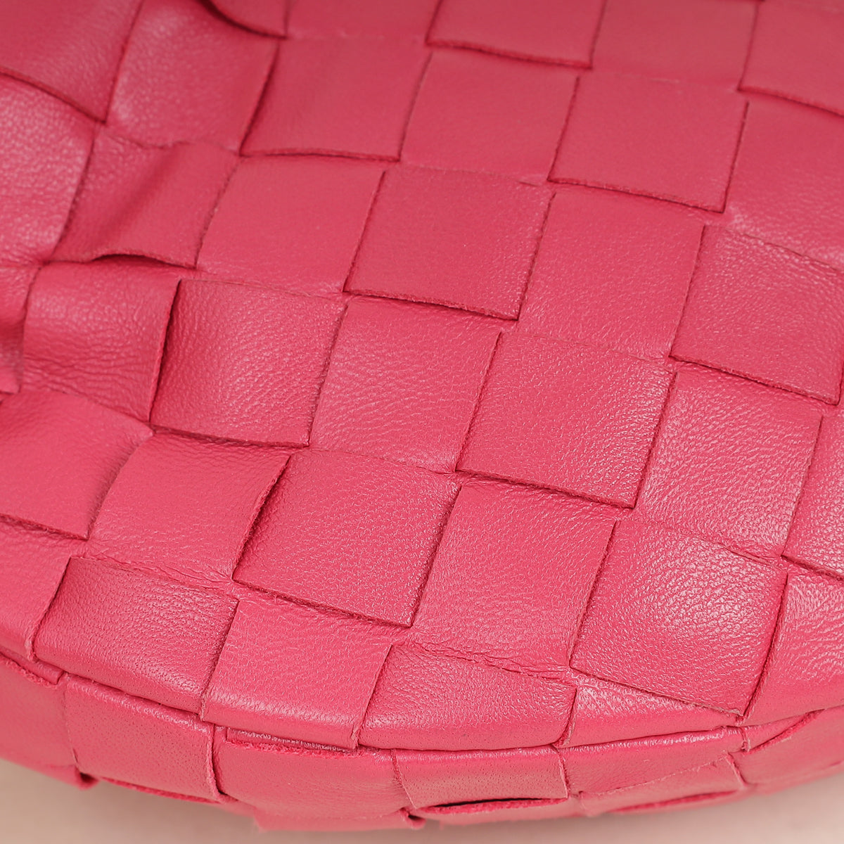 Bottega Veneta Fuchsia Intrecciato Mini Jodie Bag