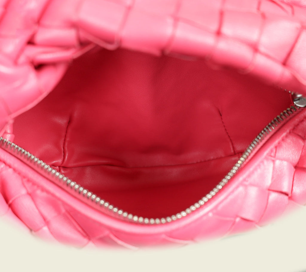 Bottega Veneta Fuchsia Intrecciato Mini Jodie Bag