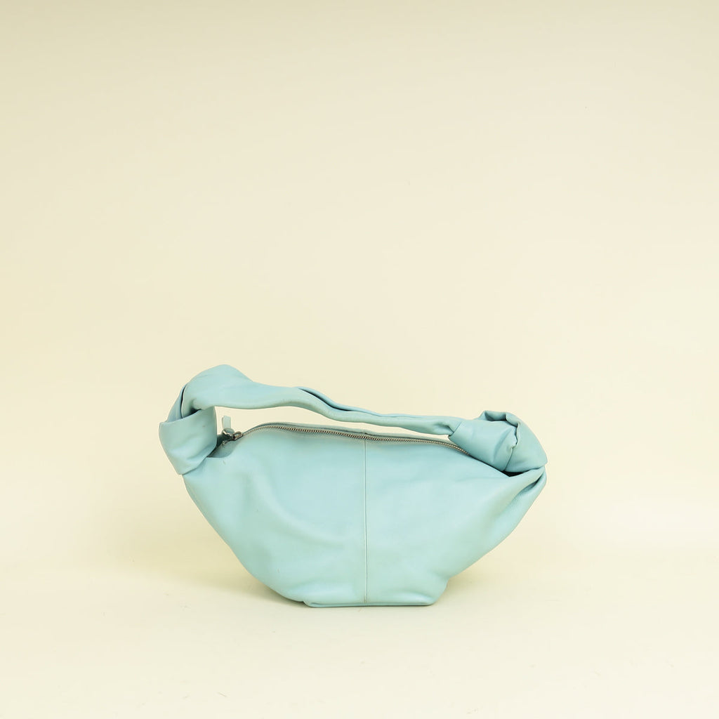 Bottega Veneta Light Blue Double Knot Mini Bag