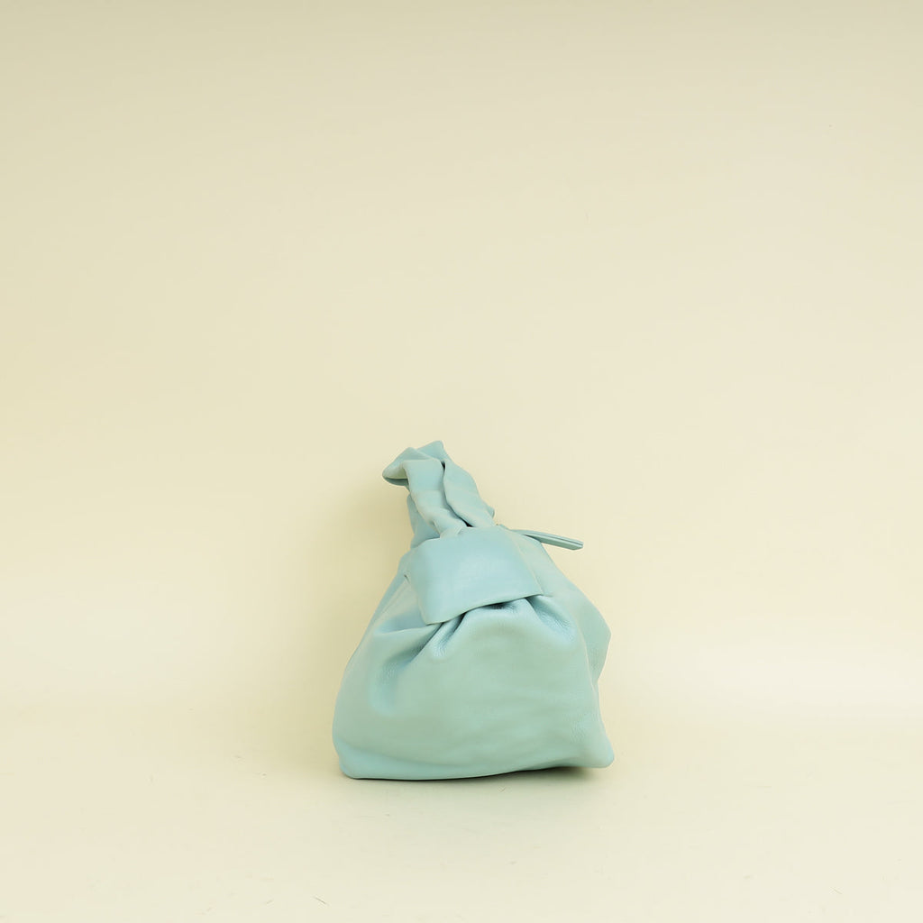 Bottega Veneta Light Blue Double Knot Mini Bag