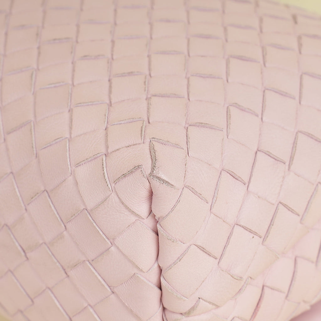 Bottega Veneta Pink Intrecciato Olimpia Baby Bag