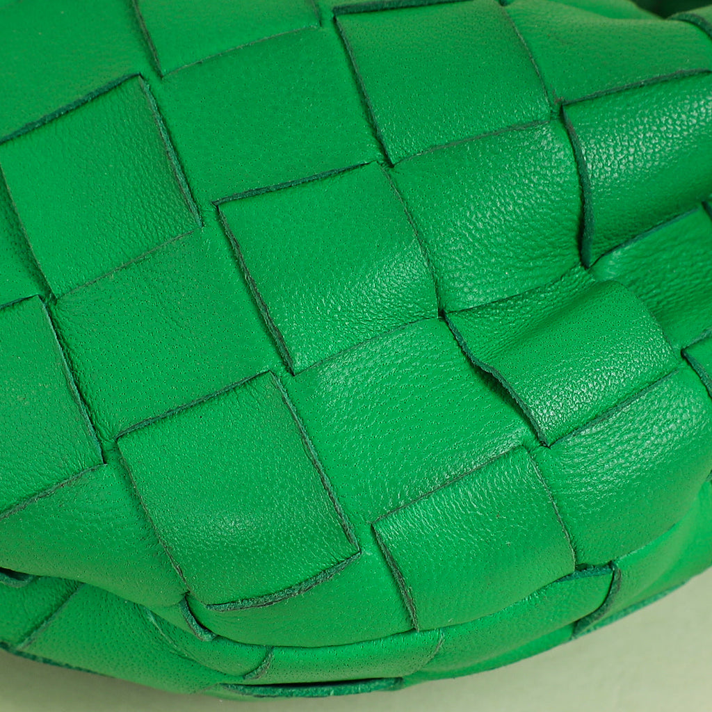 Bottega Veneta Green Intrecciato Candy Jodie Bag