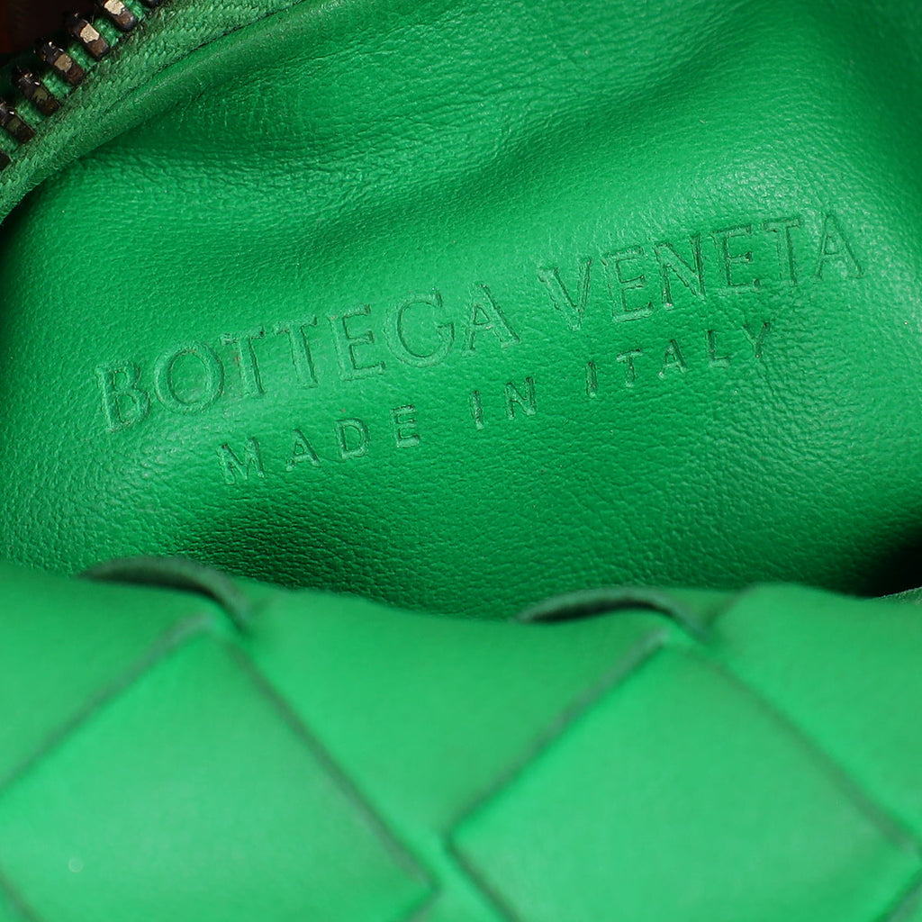 Bottega Veneta Green Intrecciato Candy Jodie Bag