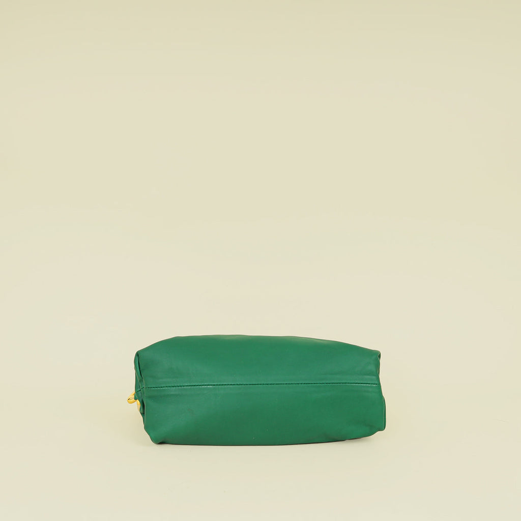 Bottega Veneta Racing Green The Pouch Chain