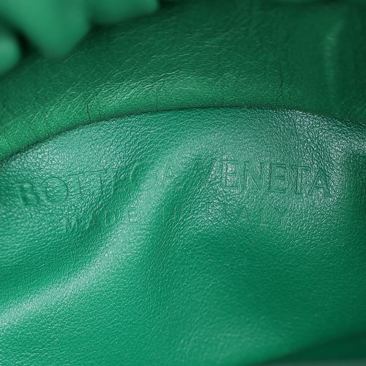 Bottega Veneta Racing Green The Pouch Chain