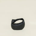 Bottega Veneta Black Intrecciato Nappa Mini Jodie Bag