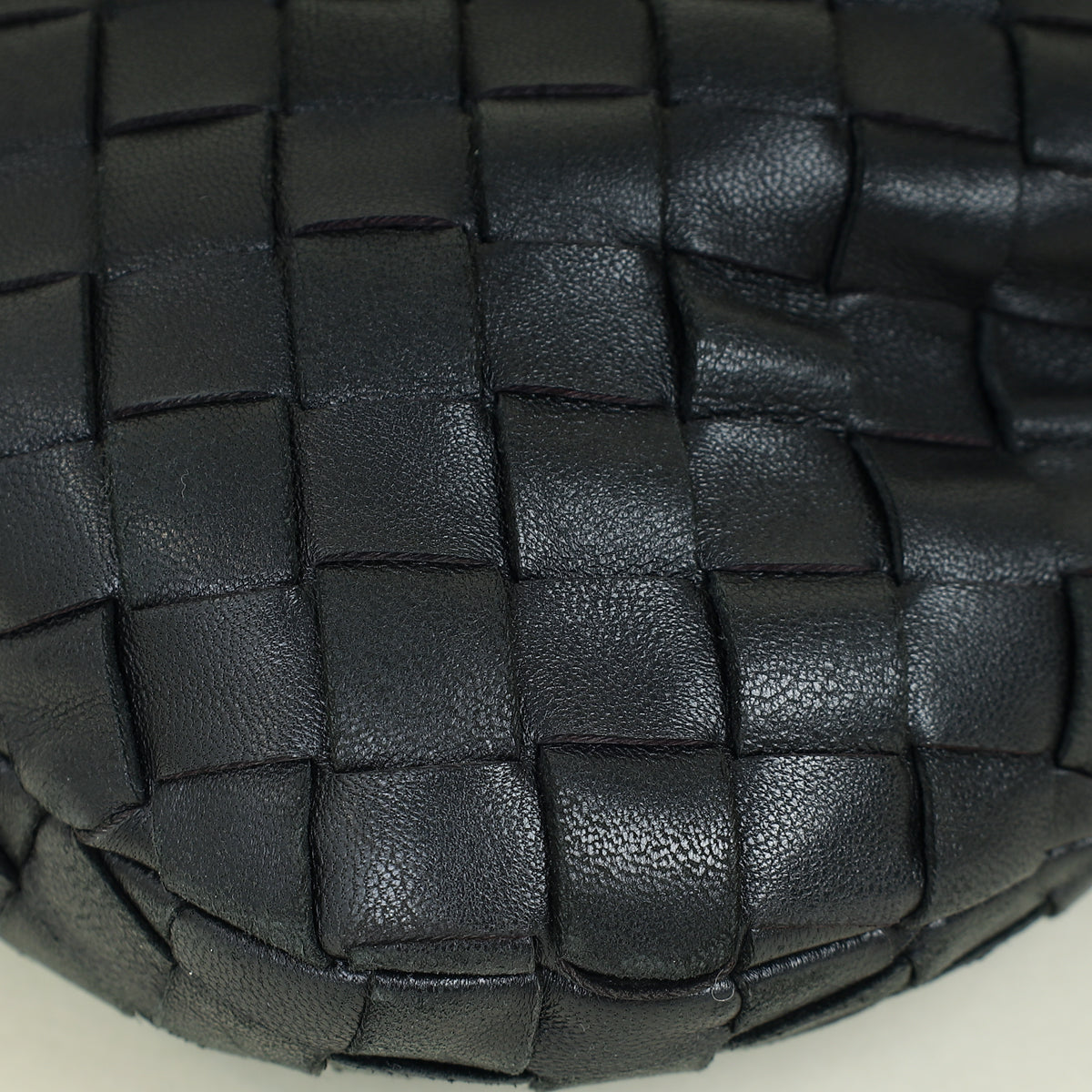 Bottega Veneta Black Intrecciato Nappa Jodie Mini Bag