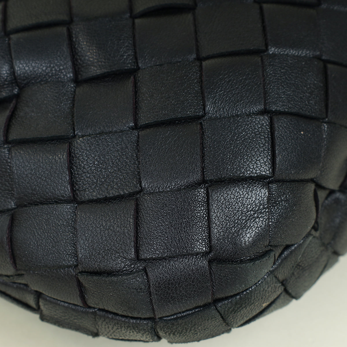 Bottega Veneta Black Intrecciato Nappa Jodie Mini Bag
