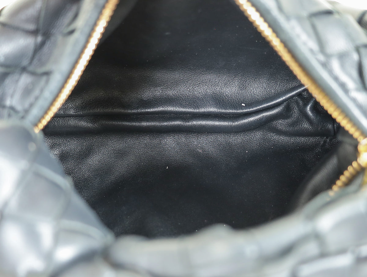 Bottega Veneta Black Intrecciato Nappa Jodie Mini Bag