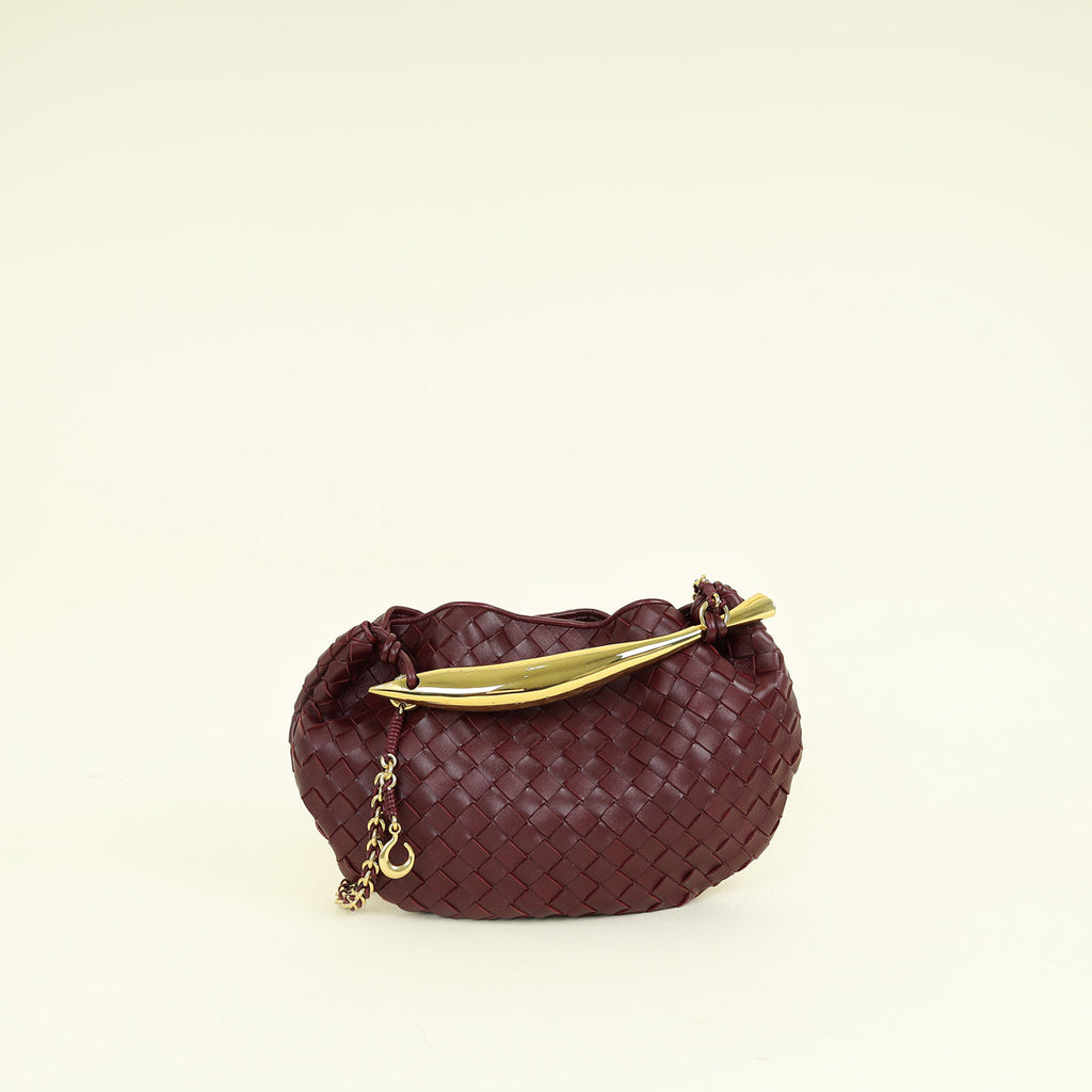 Bottega Veneta Barolo Intrecciato Sardine Chain Bag