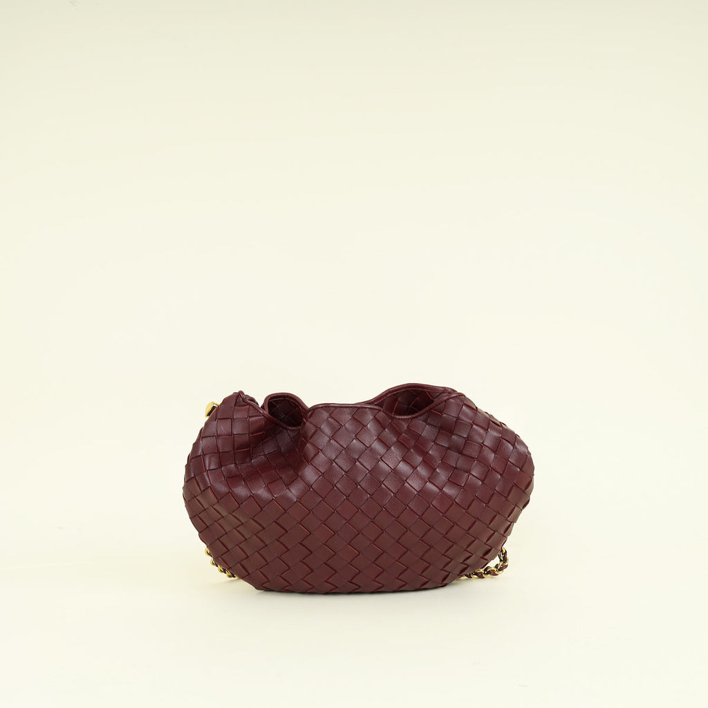 Bottega Veneta Barolo Intrecciato Sardine Chain Bag