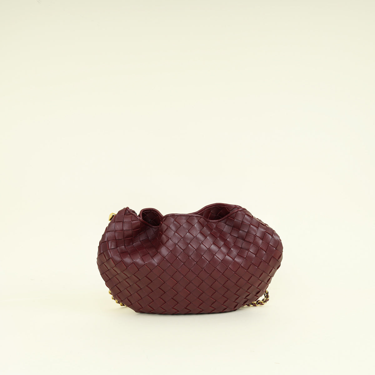 Bottega Veneta Barolo Intrecciato Sardine Chain Bag