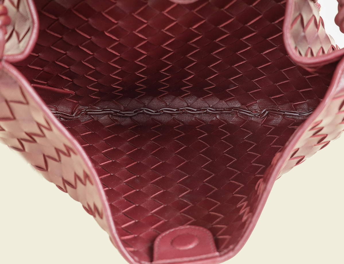 Bottega Veneta Barolo Intrecciato Sardine Chain Bag