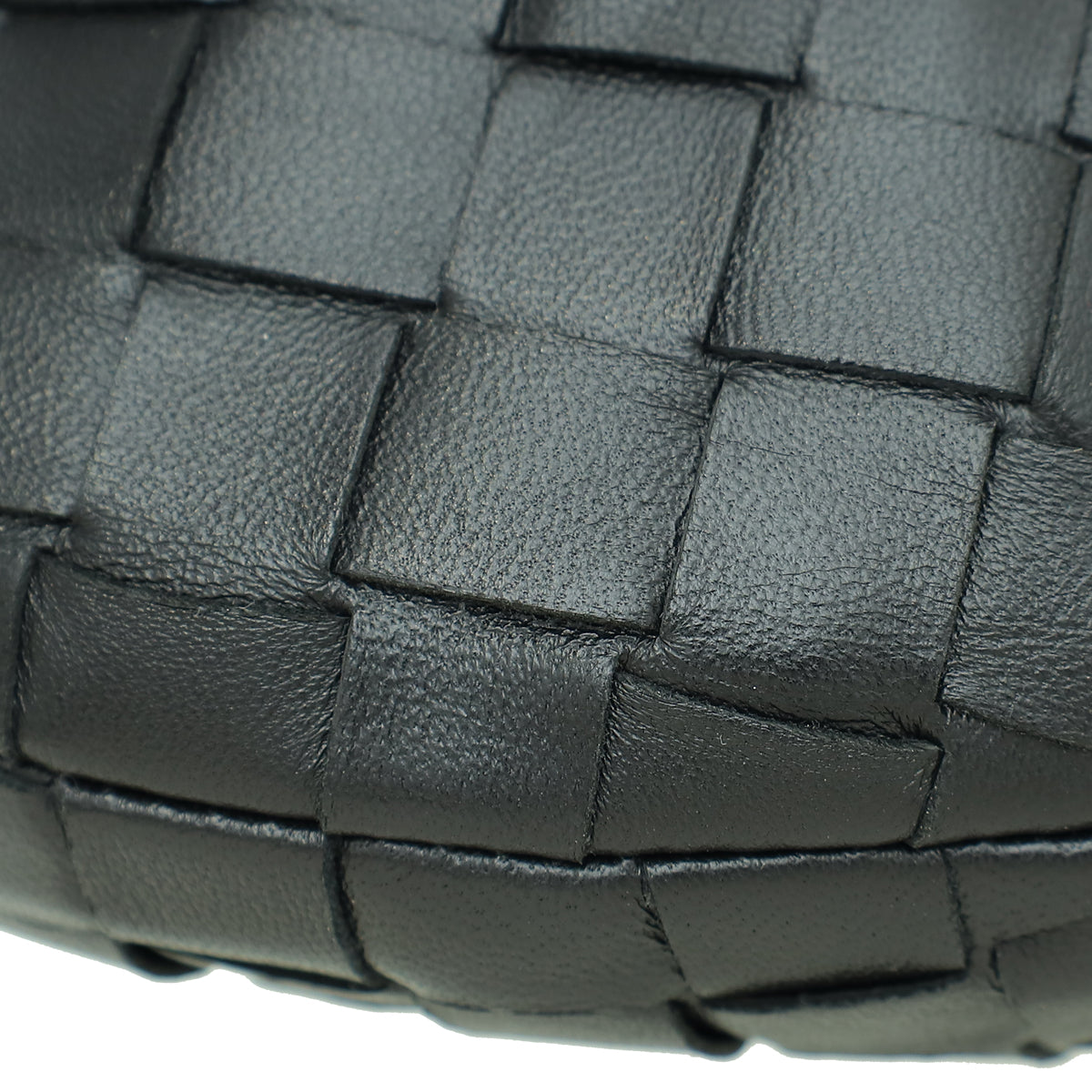 Bottega Veneta Black Intrecciato Nappa Jodie Mini Bag