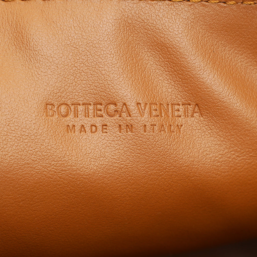 Bottega Veneta Brown Intrecciato Nappa Mini Wallace Bag
