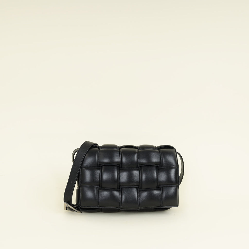 Bottega Veneta Black Padded Cassette Bag